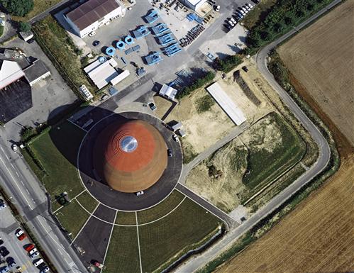 globe dall'alto