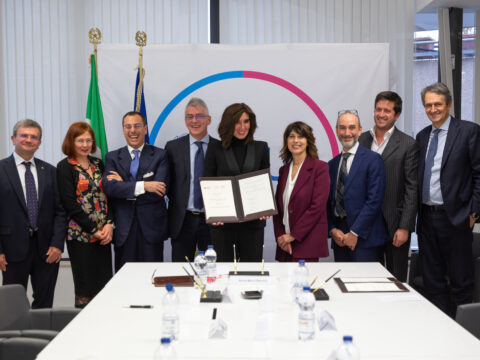 firma dell'accordo tra MUR, Regione lazio e INFN
